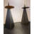 Peak/Plateau Solid Wood Top End Table