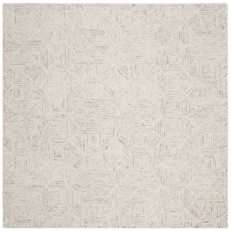 Linsly Hand Tufted Geometric Indoor Rug