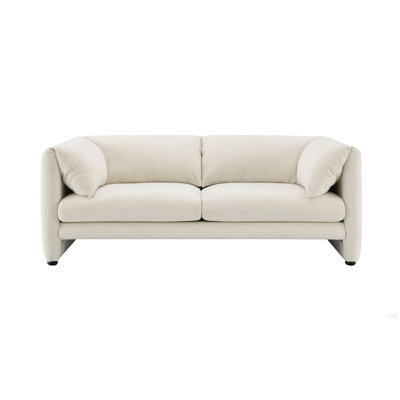 Jaeda Beige Boucle Loveseat