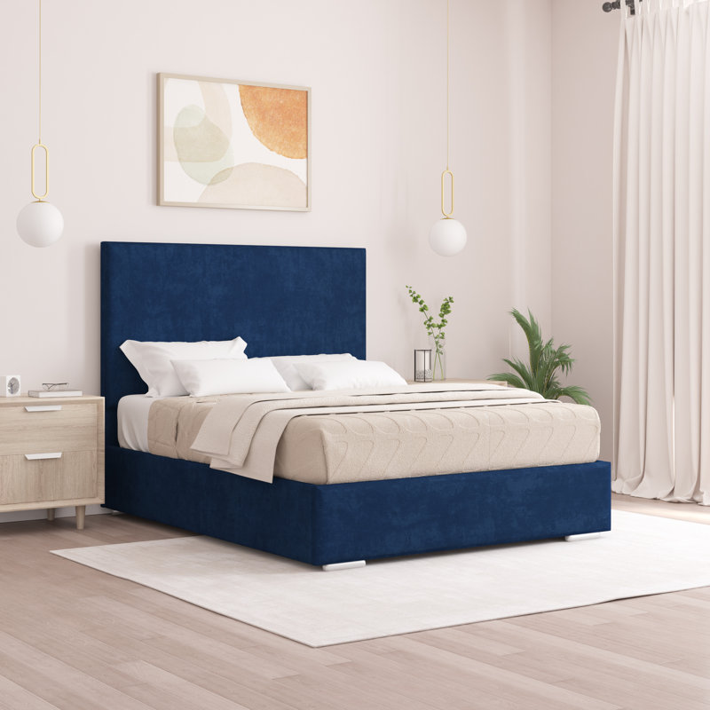 Shetye Upholstered Bed, Single (3'), Parliament