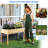  2PCS Wooden Raised Garden Bed w/Legs Liner Drainage Holes Large Planter Box-47028276