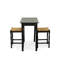 Table de bar 22 po x 42 po x 36 po Traditional Black-1273355608