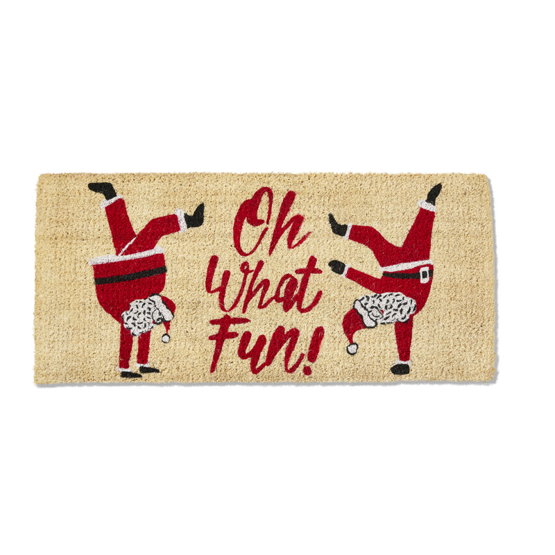 Tapis de Noël Itzak Oh What Fun Santa Est