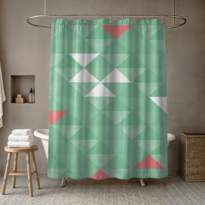 Nowicki Geometric Shower Curtain