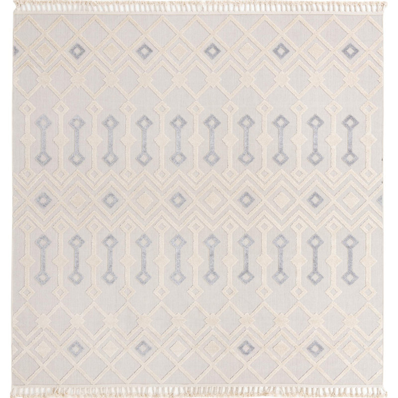 Alixs Abstract Indoor Rug, Square 5'3"