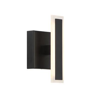 Mohandas 1 Light LED Wall Sconce In Coal Finish