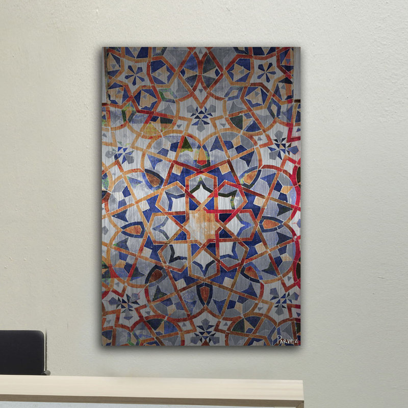 "figuig" par parvez taj-impression sans cadre sur métal, H 60 po x l 40 po
