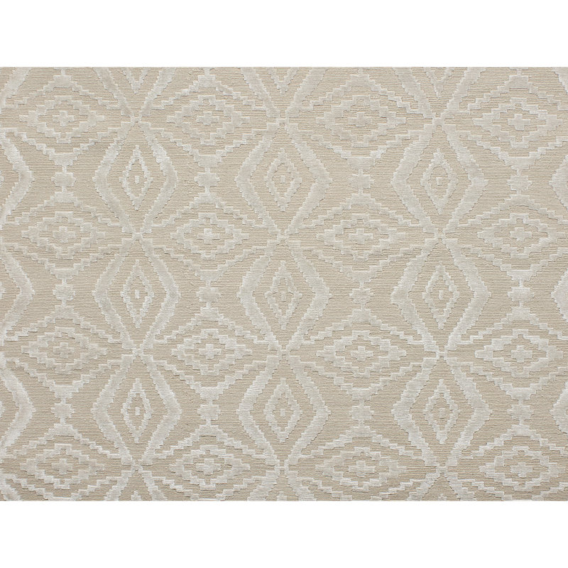 Ikat Area Rug in Beige/Ivory, Rectangle 9' x 12'
