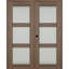 Porte standard à panneaux en bois manufacturé Avon 3 Lite-93068057-93068065-136334850