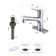 Robinet de salle de bain extractible, robinet de lavabo monotrou avec 3 modes de pulvérisation
