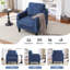Chaises d'appoint Mid-Century avec coussins amovibles-206585630