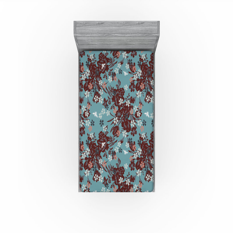Drap-housse Ambesonne Spring Spring Dreamy Jungle