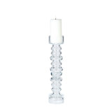 Glass Ribbed Candleholder/Vase