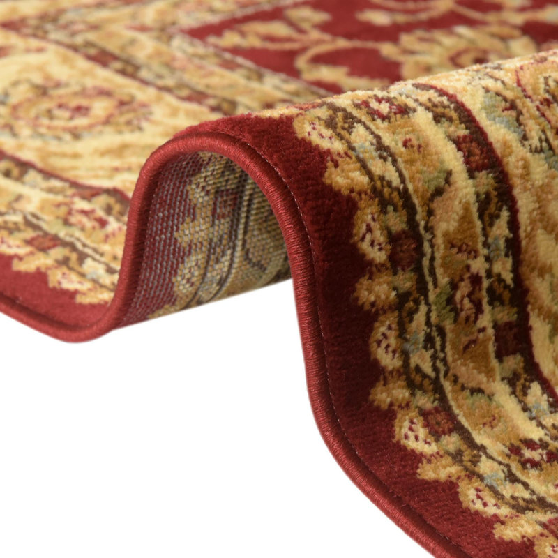 Niles Oriental Area Rug, Runner 2'7" x 10', Red