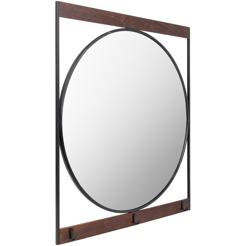 Rectangle Metal Wall Mirror, 40" x 36"