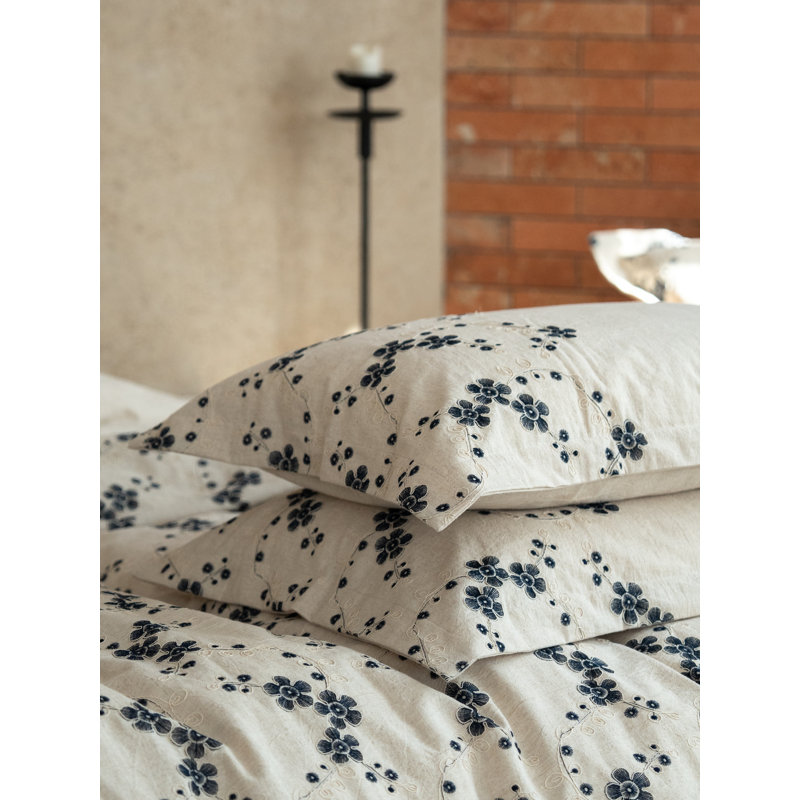 Ensemble de housse de couette Trinity Linen, Housse de couette grand et 2 taies d'oreiller stan