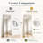 Full Length Wall Mirror – HD Shatterproof, Adhesive or Wall Mounted, Frameless Modern Dressing Mirror for Bedroom & Entryway-923315192