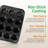 NutriChef 6 Piece Non-Stick Steel Bakeware Set