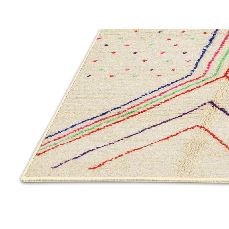 Tapis abstrait moderne 670, Rectangle 3 pi x 5 pi