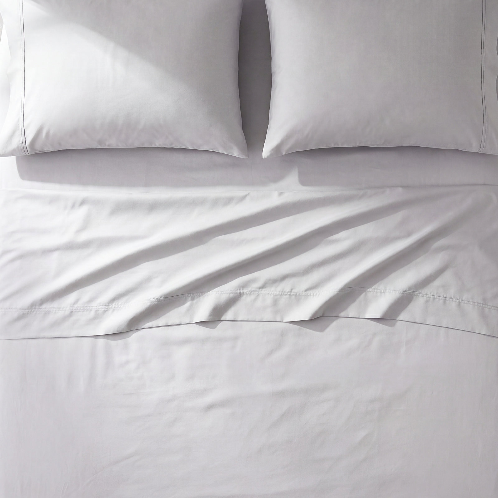 Kal Cotton Sheet Set, King, Arctic White