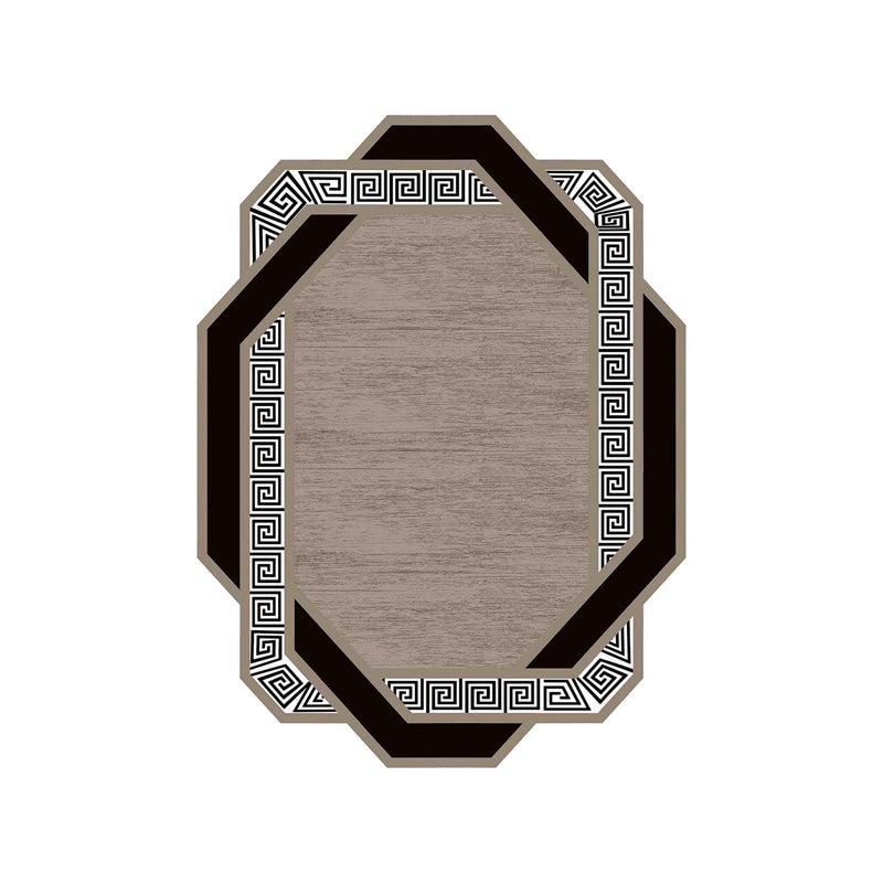 Premium Woven Carpet Area Rug, 5.9 x 9.2 ft, 100% Polyester, 650 g/m² | Antibacterial, Non-Slip Underside, 3D Digital Printing | Machine Washable, Soft Pile Height: 0.3 in | Perfect for Living Room & Bedroom Decor
