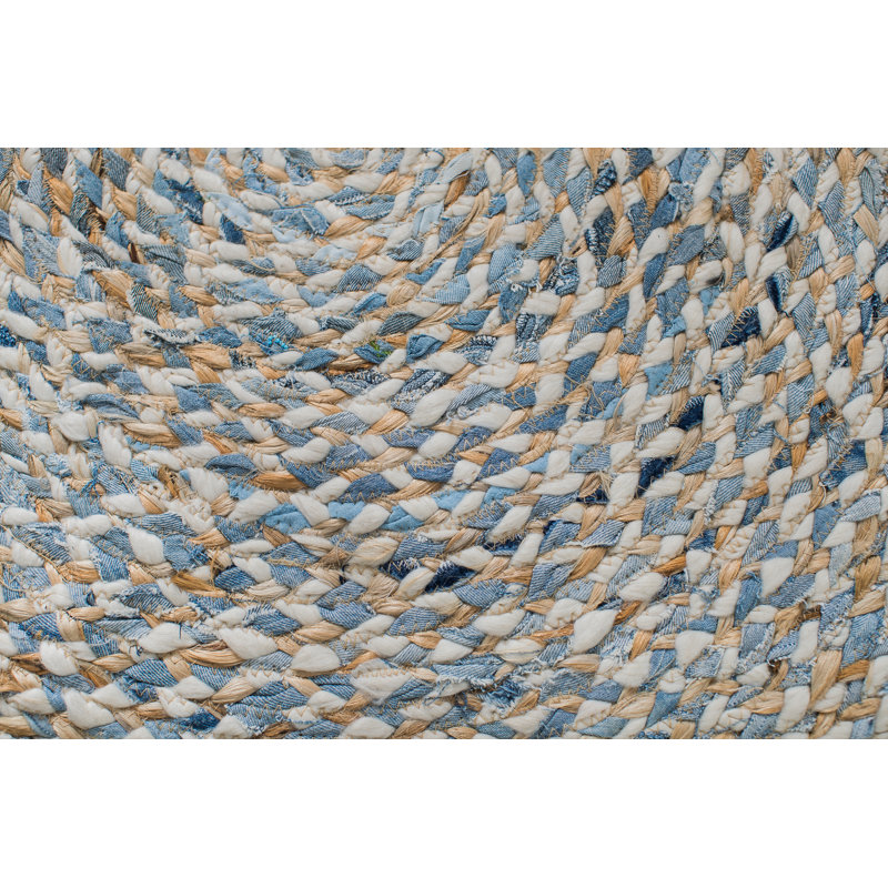 Round Kevin Jute / Sisal Hand Woven Area Rug, Round 122cm