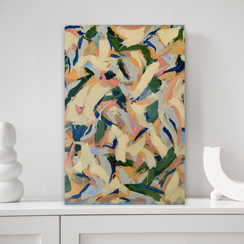 Contemporary Art Abstract Bold Contemporary Wall Art by Michael Cross - Wrapped Canvas Print, 45.72 cm H x 30.48 cm W