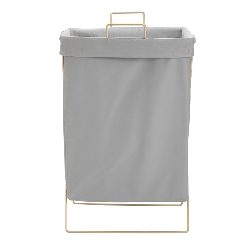 Bhudhashen Metal Laundry Room Organizer, Grey/Gold