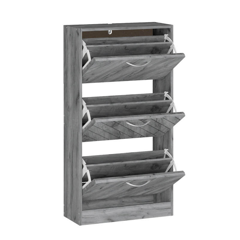 24 Pair Shoe Storage Cabinet
