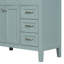 Meuble-lavabo 36 po sans lavabo, base d'armoire seulement, armoire de salle de bain avec tiroirs, structure solide et panneau de fibres à densité moyenne-115300851