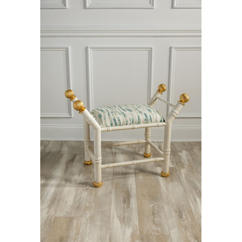 Boca Wilcrest Moss Bench, White