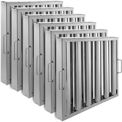 VEVOR Stainless Steel 0.01 CFM Range Hood with Baffle Filter