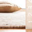 Tapis beige en laine / coton tissé à la main Vermont-98090483
