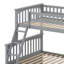 Convertible Wood Bunk Bed With Drawers Twin Over Full Detachable Bed Frame With Storage And Ladders-1781979916