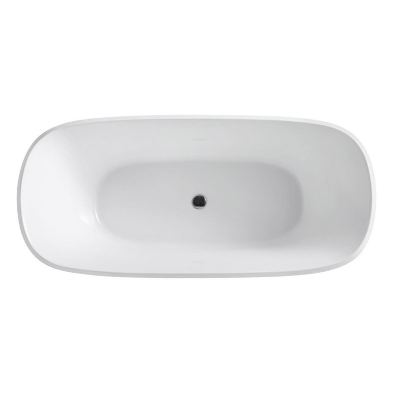 66.94'' x 31.25'' Soaking Acrylic Bathtub