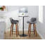 Tabouret de bar et de comptoir à hauteur fixe Cassiopeia avec pieds en bois cintré-94885243-94885248-94885246
