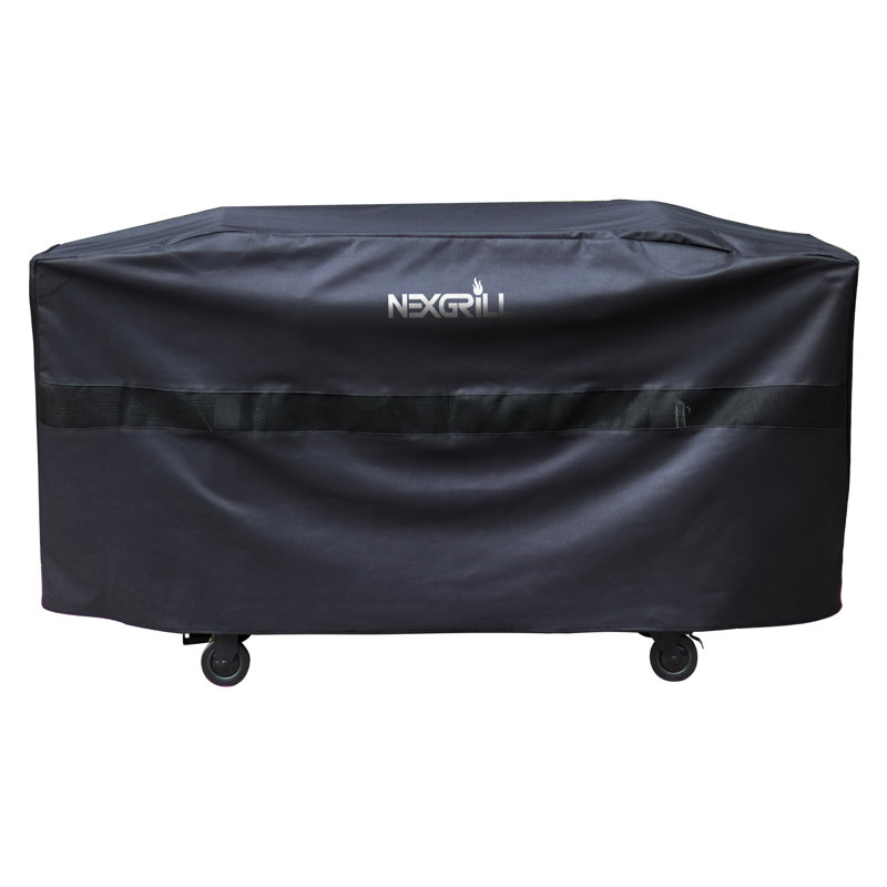 Nexgrill 64 Inch Griddle Cover, Heavy Duty Water Resistant Flat Top Grill Cover with Adjustable Strap and Air Vent, All-Season Outdoor Barbecue Griddle Protection - 700-0786
