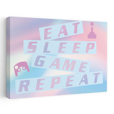 Citation de jeu II - Contemporary Eat Sleep