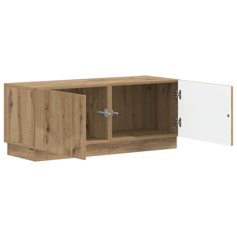 Unfinished with Fireplace Included, Artisan Oak