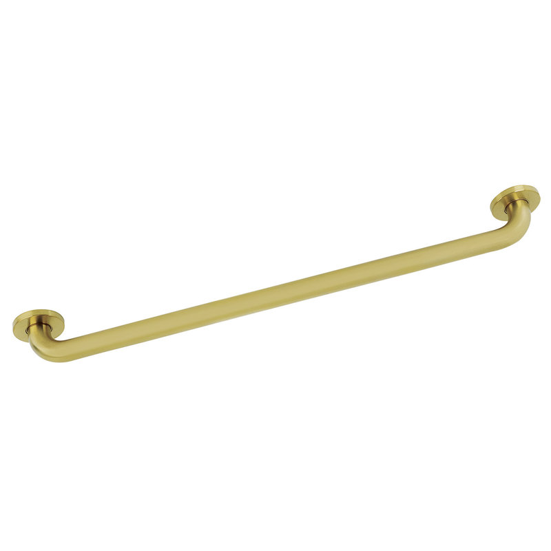 Kingston Brass Silver Sage 1-1/4 Inch O.D Grab Bar, 2.88" H x 34.75" W x 2.75" D, Brushed Brass