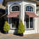 Awntech Charleston Acrylic Fabric Awning with Iron Scroll Arms
