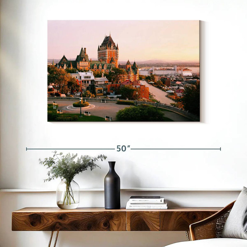 Lilie Québec Château Frontenac, H 26 po x l 39 po