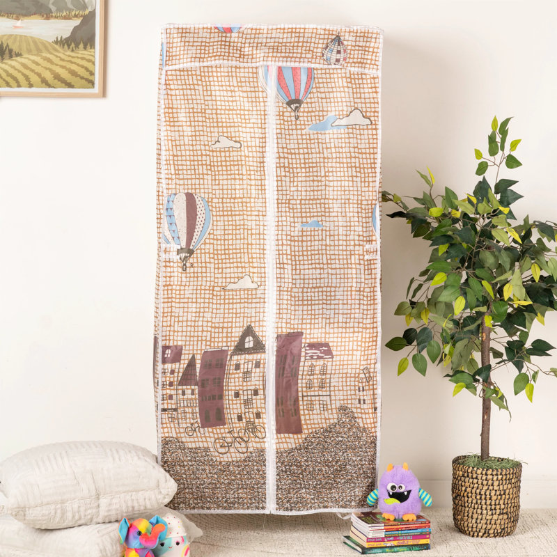 Armoire-penderie en tissu