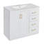 Meuble-lavabo de salle de bain avec lavabo en céramique-44399635-44399645
