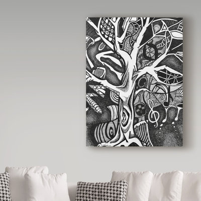 Nonette «The Tree of Music», impression sur toile tendue