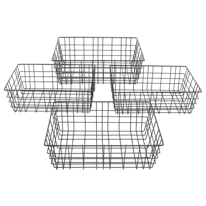 Panier métallique rectangulaire