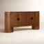 Stephenson 67" Wide Sideboard, Medium Brown