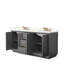 Meuble-lavabo double avec plateau Strada 72-92724163-92724164-98247900