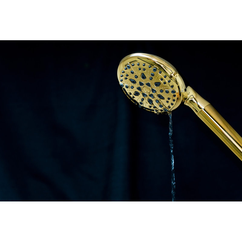 Douche à main 9 fonctions Kingston, Polished Brass
