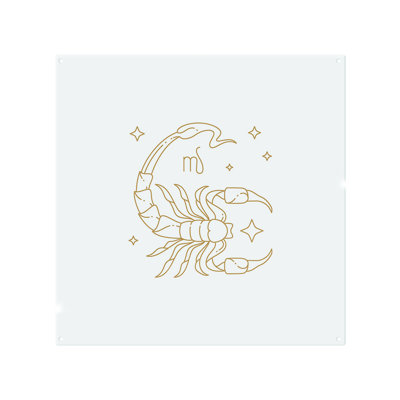 Zodiac Scorpio Horoscope Dining Splash Back